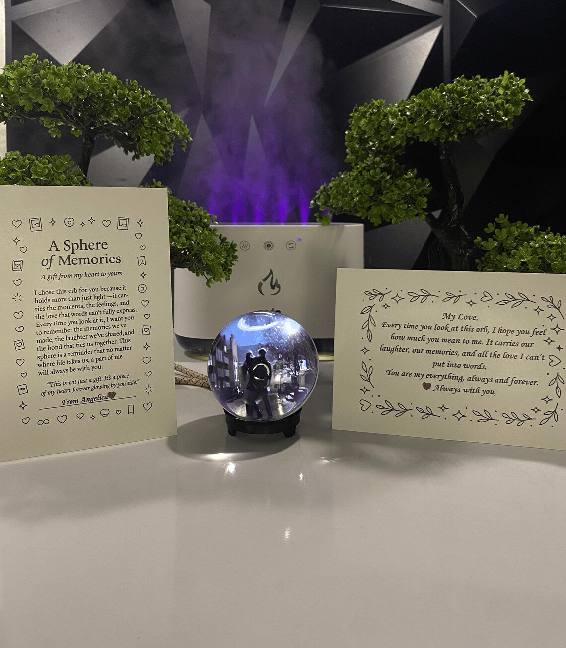 Crystal Glint® Kristallkugel der Erinnerungen